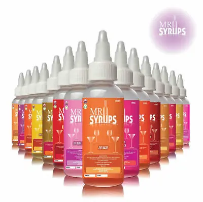 16 Exciting Flavours - 60ml Drink Syrup - Gin Vodka Prosecco Slush Cocktails • £3.99