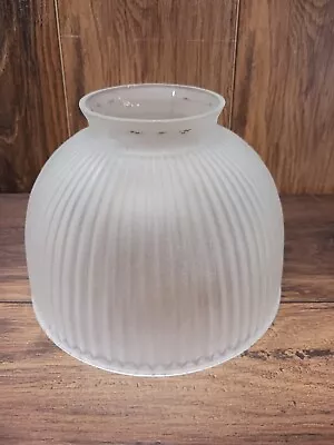 Vintage Holophane Glass Pendant Diffuser Ribbed Light Shade 3” Fitter • $34.50