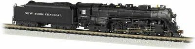 N Bachmann New York Central 5426 4-6-4 Hudson 1:160 Steam Locomotive - Black • $275.97