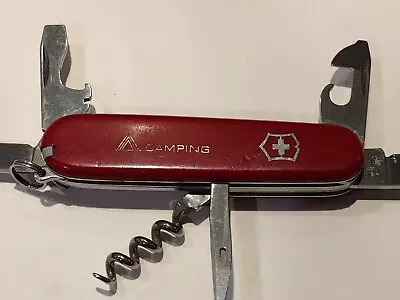 Victorinox Swiss Army Officer Suisse Camping /Multi Tool Folding Survival Knife • $19.95