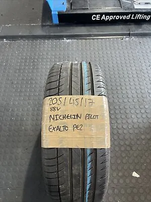 205/45/17 X1 Michelin Pilot Exalto Pe2 88v 6.77mm Tread PART WORN TYRE • $118.12