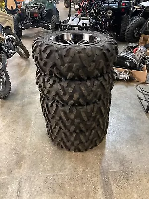 Kit 4 Maxxis Bighorn 2.0 Tires 26x9-14/26x11-14 On Argo Black Rims (4 X 110) • $900