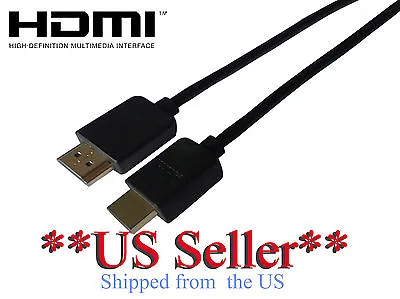 HDMI QTY-3 4K 6ft Cable V1.4 High Speed Full HD TV Audio Return 3D US SELLER • $15