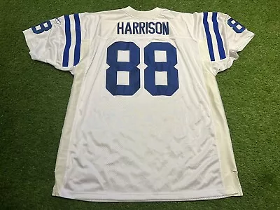 Authentic Reebok Marvin Harrison Indianapolis Colts NFL Football Jersey 56 • $199.99