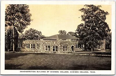 VINTAGE POSTCARD DEMONSTRATION BUILDING OF MADISON COLLEGE TENNESSEE 1940s • $8.99