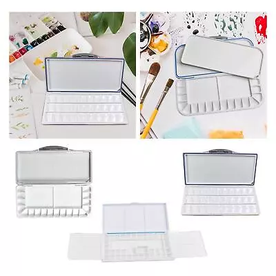 £21.41 • Buy Watercolor Palette Portable Empty Leakproof Large Capacity Paint Pallet
