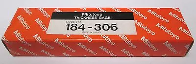 Mitutoyo 184-306 Thickness Gage .05mm-.08mm • $27.30