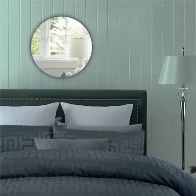 £15 • Buy Makeup Vanity Acrylic Mirror Round Circle Strong Wardrobe Door Wall Decor No DIY