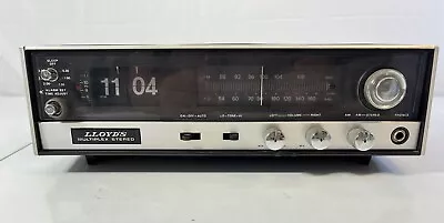 $17.99 • Buy LLOYDS Clock Radio Flip JJ-6954 Multiplex Stereo, Partially Working
