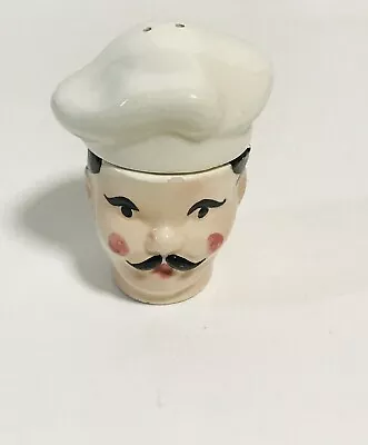 Vintage Stackable Chef Head & Chef Hat Ceramic Salt & Pepper Shakers. Japan • $9.45