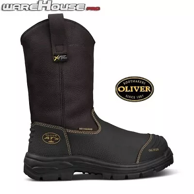 Oliver Boots: 65-493 240mm Brown Leather Pull On Rigger Boots- 100% Waterproof • $265