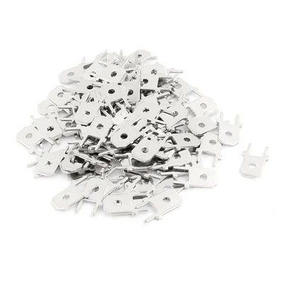 $10.18 • Buy 100pcs 1/4  Dia Male Insulated Crimp Spade PCB Male Terminal Fasten Connector