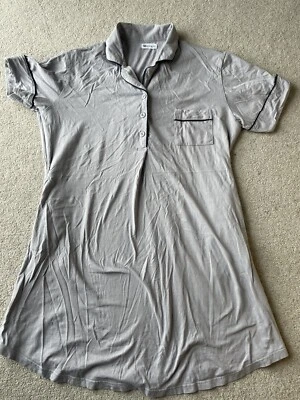 £4.20 • Buy Maternity Nursing Labour Nightdress Hospital Delivery Gown Breastfeeding Buttons