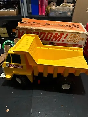 Vintage 1963 Mattel V-RROOM Motorized Dump Truck • $151.19