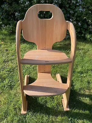 £25 • Buy Multi Height Wooden High Chair Toddler Seat East Coast John Lewis VGC Adjustable