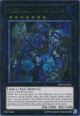 Mermail Abyssgaios - ABYR-EN046 - Ultimate Rare - Unlimited Edition Moderately P • $20.27