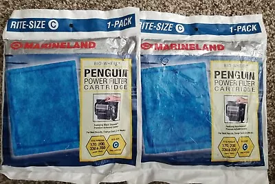 MARINELAND - Penguin Power Filter Cartridge 170/200/330/350 - 2 Packs Free Ship • $14.99