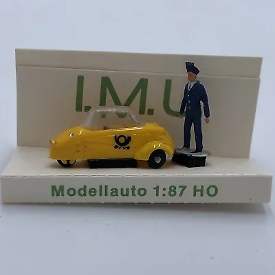 IMU High Tech Jubilaums Post-Messerschmitt Car Plastic H0 Scale 1/87 02201 • $20
