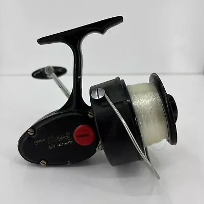 Vintage Garcia Mitchell 302 Salt Water Fishing Spinning Fish Reel France Black • $33