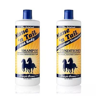 Shampoo & Conditioner Combo Set (32 Oz Each) For Horses And Humans For A • $35.84