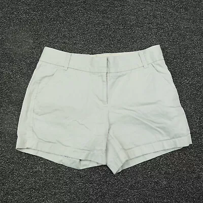 J Crew Shorts Womens Size 4 Beige Chino Casual Pockets Ladies • $17.99