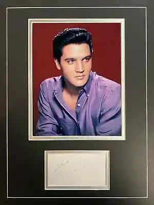 Elvis Presley Signed 14x18 Display ICZ Dave Norman Autograph COA • $1261