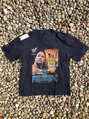 £49 • Buy THE ROCK  T-shirt S 2000 Wwf Wwe Wcw Ecw Wrestling Vintage 