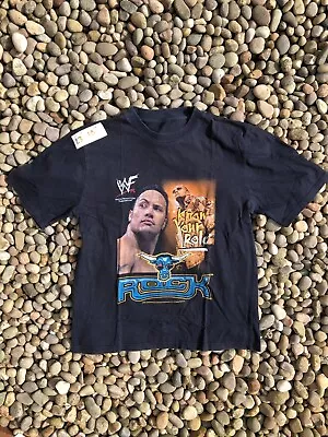 THE ROCK  T-shirt S 2000 Wwf Wwe Wcw Ecw Wrestling Vintage  • £39