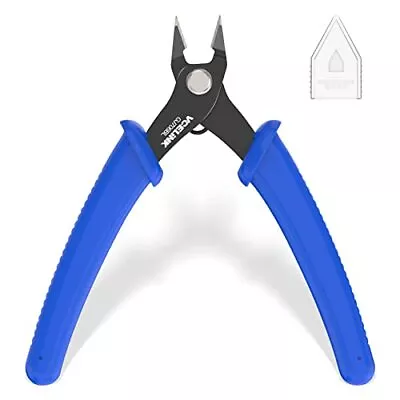 Small Wire Cutter Spring-loaded GJ706BL Precision Flush Cutter Pliers Diagon... • $11.87