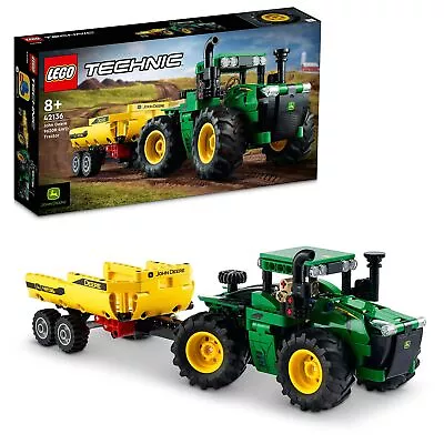 LEGO 42136 Technic John Deere 9620R 4WD Tractor Toy With Trailer Fa (US IMPORT) • $82.13