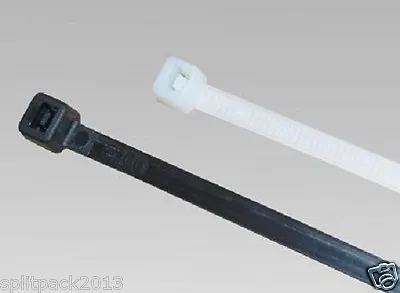£1.49 • Buy Top Quality Heavy Duty Nylon Zip Wrap Cable Ties 100 140 200 300 370 530mm Long.