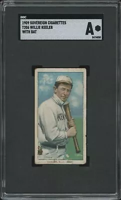 1909 T206 Willie Keeler Good With Bat Sovereign Sgc A New York Highlanders • $1200