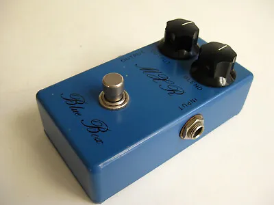 Vintage 1975 MXR Blue Box Octave Fuzz Guitar Effect Pedal Script Logo USA • $350