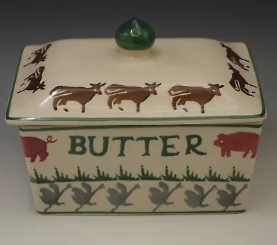 Emma Bridgewater England 2000 Butter Dish Farm Animals Cows Pigs Farmhouse Decor • $172.05