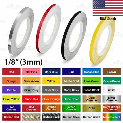 Roll Vinyl Pinstriping Pin Stripe DIY Self-Adhesive Line Car Tape Decal Stickers • $8.95