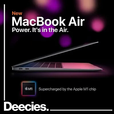 $1654.07 • Buy Apple M1 MacBook Air 13-inch 1TB SSD 16GB RAM 8C/7C Mac Book Silicon GOLD