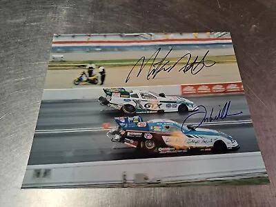NHRA Mike Neff & Tim Wilkerson 2011 Indianapolis 8x10 Autographed Photo • $14.99