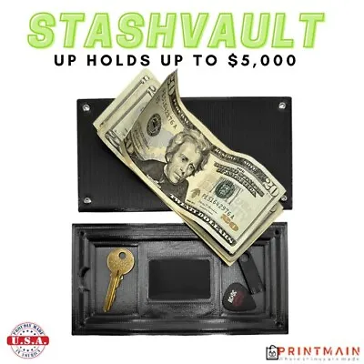 StashVault™ The Ultimate Hidden Cash Stash With Secret Compartment Quick Access • $39.95