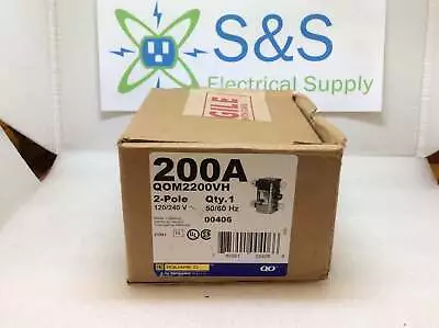 Square D QOM2200VH 200 Amp 120/240v Main Circuit Breaker • $34.99