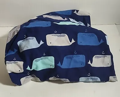 $11.97 • Buy Blue Whale Crib Toddler Bed Fitted Sheet New No Box Washed