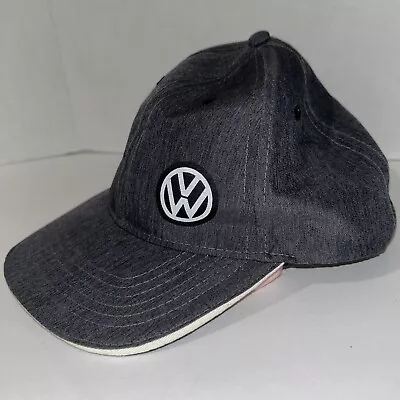 VW Volkswagen Cap Hat Driving Strapback Adjust Screenprint Logo Logo DriverGear • $8.46