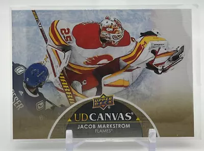 2021-22 Upper Deck Series 1 Canvas C13 Jacob Markstrom - Calgary Flames • $1.49