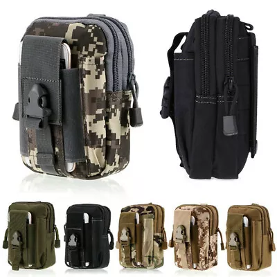 Tactical Molle Pouch Utility Gadget Outdoor Men Belt Waist Bag For IPhone 14/13X • $7.96