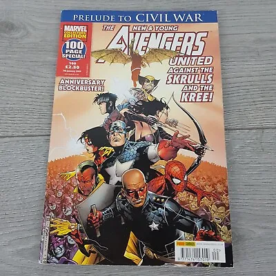 The New & Young Avengers Comic Book Captain America 2009 Iron Man Graphic Novel • £6.95