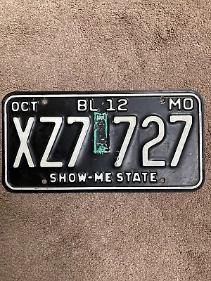1996 Missouri Truck License Plate - XZ7 727 - Nice • $15