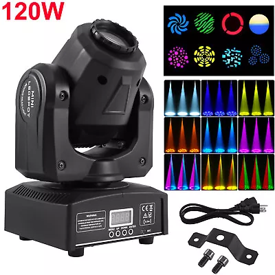 120W LED Moving Head Light RGBW Gobo Beam Stage DMX Spot Lighting DJ Disco Club • $71.99