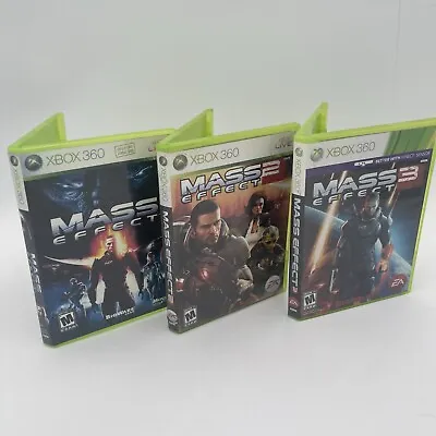 Mass Effect Bundle 1 2 & 3 (Microsoft Xbox 360) Tested Working • $19.99