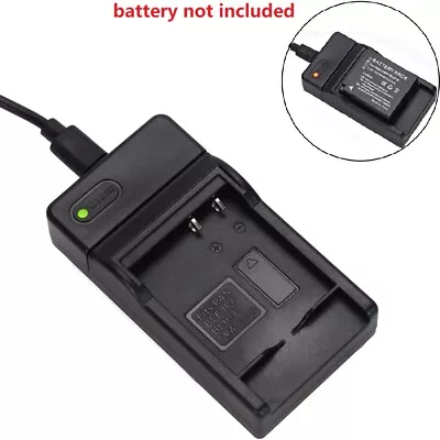 USB Battery Charger For Panasonic DMW-BLE9E DMW-BLG10Lumix DC-ZS200/TZ200 TZ220 • $9.20