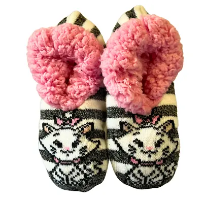 New Disney Aristocats Marie Slipper Socks Women's Small Box Lunch Exclusive NWOT • £8.68