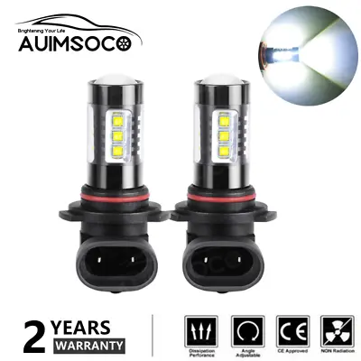 9006 LED FOG LIGHTS Bulb Super Bright Bulbs Conversion Kit White 6000K Lamps 2x • $16.98